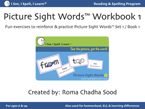 Picture Sight Words™ - See the picture, get the word! - I See, I 